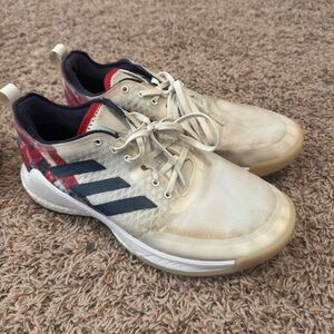 ADIDAS CrazyFlight USAV Red White Navy USA Volleyball Shoes used womens 8.5
